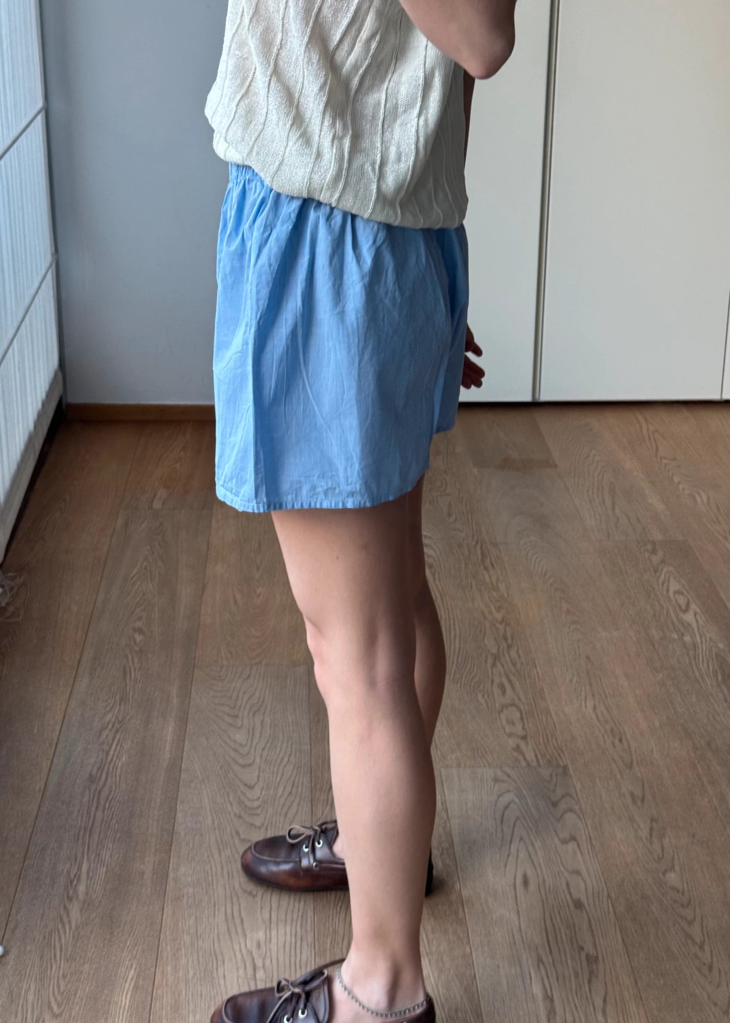 Shorts vintage Stile Boxer Maschile in Cotone Leggero